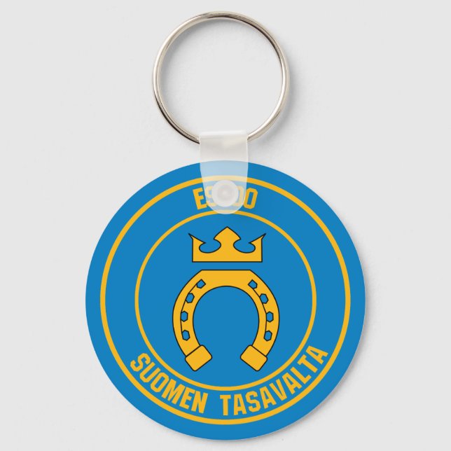 Llavero Espoo Round Emblem (Anverso)