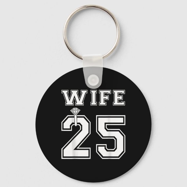 Llavero Esposa 2025 Marido Pareja Fiesta de Compromiso Lun (Anverso)