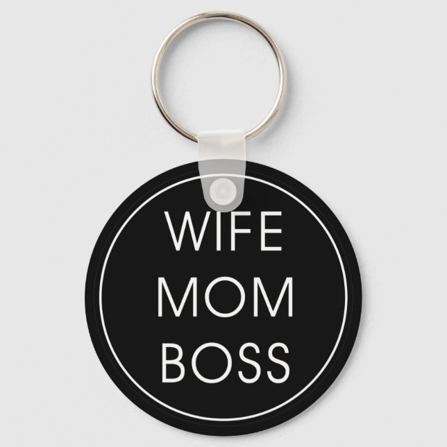 Llavero Esposa Mamá Boss (Anverso)