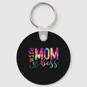 Llavero Esposa Mamá Boss Día de la Madre gracioso