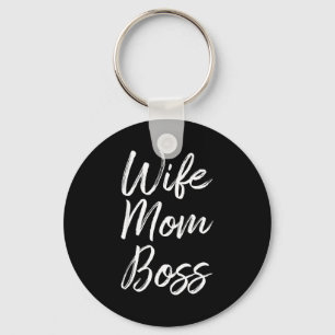 Llavero Esposa mamá jefa señora divertida mamá linda Espos
