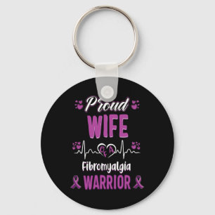 Llavero Esposa Orgullosa Fibromialgia Cinta de Sensibiliza