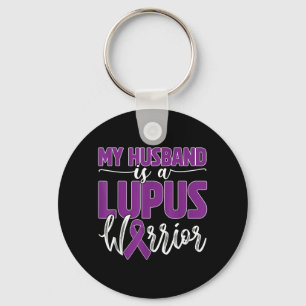 Llavero Esposo es un Guerrero de Lupus Apoyo Familiar Mama