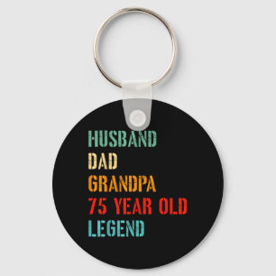 Llavero Esposo Papá Abuelo Leyenda de 75 Años 75