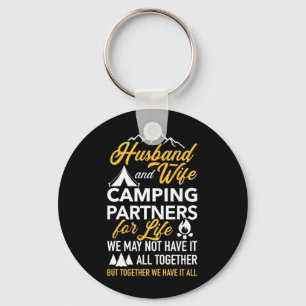 Llavero Esposo Y Esposa Camping Partner For Life
