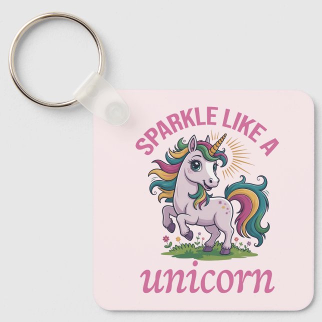 Llavero Espuma como unicornio (Anverso)
