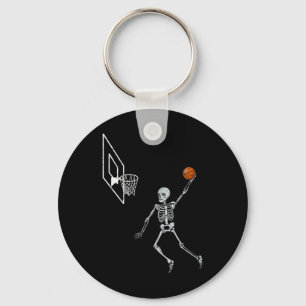 Llavero Esqueleto Antiguo Jugador de Baloncesto Hundiendo