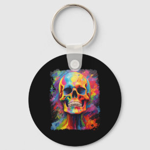 Llavero Esqueleto arcoiris Anatomía asusta Halloween