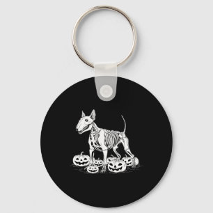 Llavero Esqueleto de Bull Terrier Cumpleaños Halloween Hom