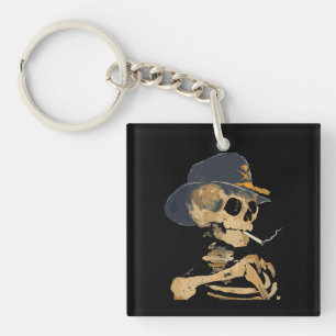 Llavero Esqueleto de Cowboy Smoking