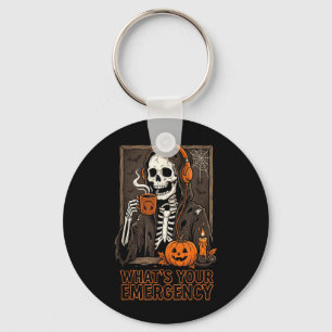 Llavero Esqueleto de despachador de emergencias de Hallowe
