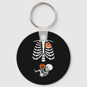 Llavero Esqueleto de Halloween Bebé Costillar Embarazo Mat