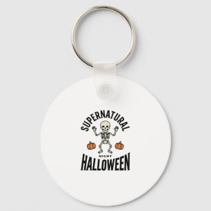 Llavero Esqueleto de Halloween Sobrenatural Divertido Vint