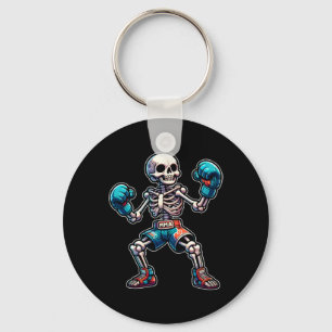Llavero Esqueleto de kickboxing Kickboxer Muay Thai Mma Lu