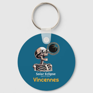 Llavero Esqueleto Divertido Eclipse Solar Vincennes Indian