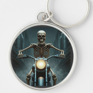 Llavero Esqueleto En Moto