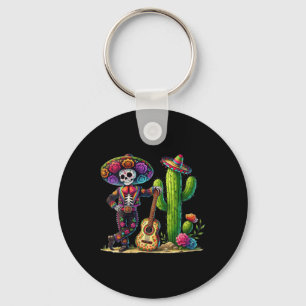 Llavero Esqueleto femenino Cinco De Mayo Mariachi Fiesta