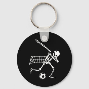 Llavero Esqueleto haciendo Dabbing Fútbol Humor Divertido
