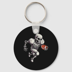 Llavero Esqueleto Jugando Fútbol Halloween Amante de la Ca
