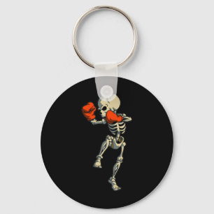 Llavero Esqueleto Muay Thai Halloween Kickboxing Mma Lucha