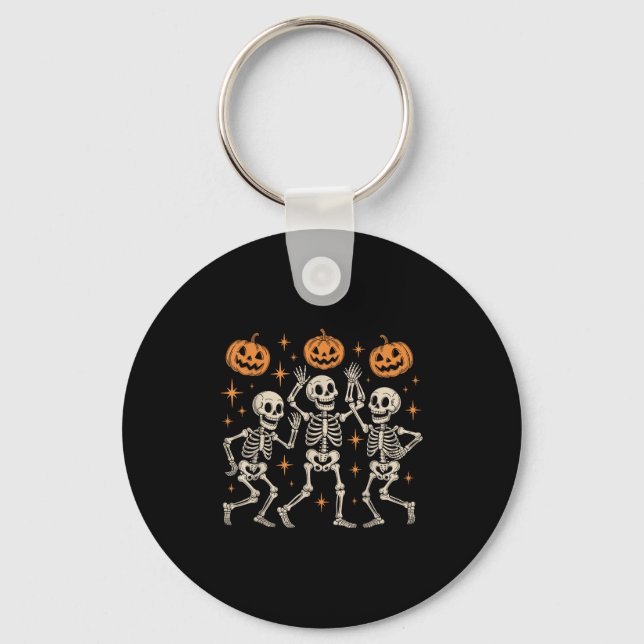 Llavero Esqueletos bailarines Halloween Danza De La Muerte (Anverso)