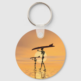 Llavero Esqueletos con tablas de surf