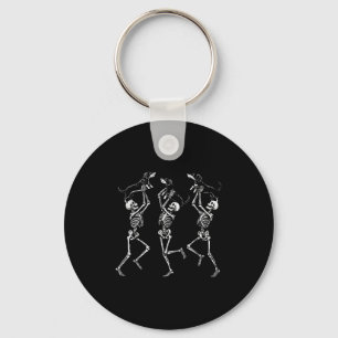 Llavero Esqueletos de baile retro Dachshund Cute Halloween
