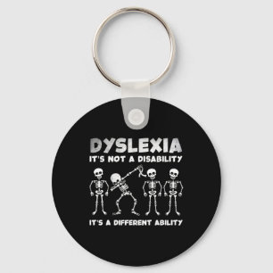 Llavero Esqueletos Dislexia Conciencia Halloween