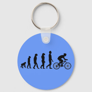 Llavero Esquema de evolución humana en el ciclismo moderno