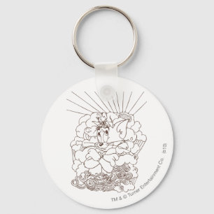 Llavero Esquema de Tom y Jerry