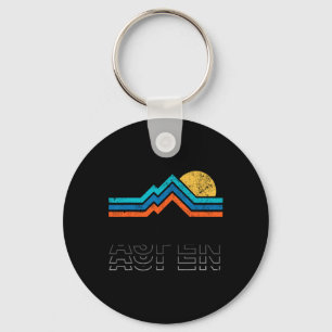 Llavero Esquí de montaña Aspen Colorado Co Vintage 80s Asp