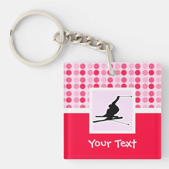 Llavero Esquí de nieve (Frente)