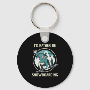 Llavero Esquí de nieve - Preferiría estar esquiando