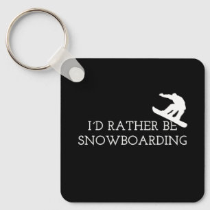 Llavero Esquí de nieve - Prefiero Esquiar en la Nieve