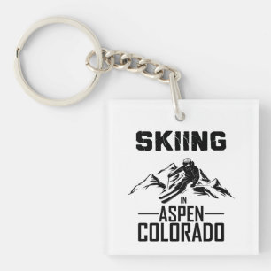 Llavero Esquí en Aspen Colorado