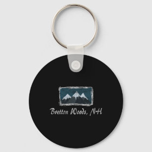 Llavero Esquí invernal vintage Bretton Woods New Hampshire