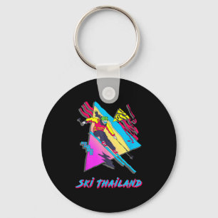 Llavero Esquí Retro Tailandia Adventure Graphic Skier