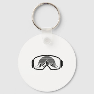 Llavero Esquí Snowboard Goggles Esquí Snowboard Esquiador