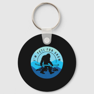 Llavero Esquí Snowboard Soy Yeti Para Esquí Nieve Invierno