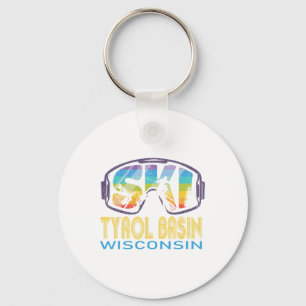 Llavero Esquí Tirol Sin Vacaciones de Esquí en Wisconsin