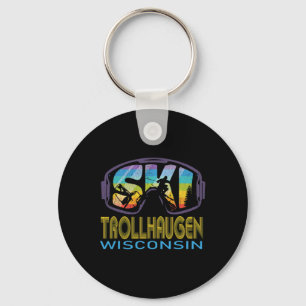 Llavero Esquí Trollhaugen Vacaciones de Esquí en Wisconsin