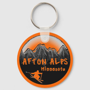 Llavero Esquiador de Afton Alps Minnesota