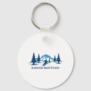 Llavero Esquiador de esquí Badger Mountain Washington Ski