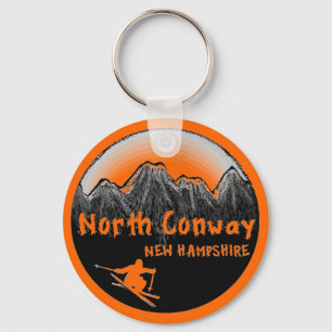 Llavero Esquiador de North Conway New Hampshire