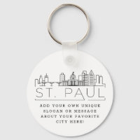 Esquina estilizada de St. Paul | Lema Personalizad