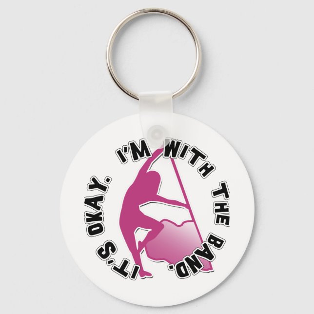 Llavero Está bien, estoy con la banda (Anverso)