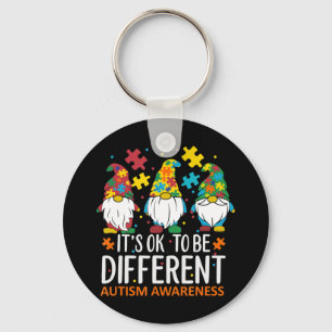 Llavero Está bien ser diferente para concienciar a los hom