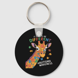 Llavero Está Bien Ser Un Poco Diferente De Autismo Giraffe
