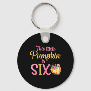 Llavero Esta Calabaza Pequeña Es La Fiesta De Seis Años