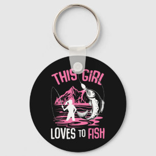 Llavero Esta Chica Ama Pescar Chicas Pescadoras